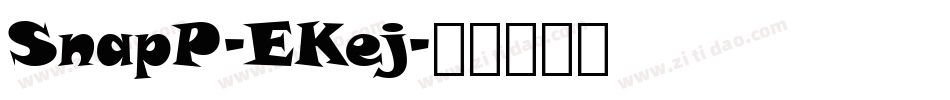 SnapP-EKej字体转换