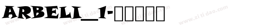 ARBELI__1字体转换