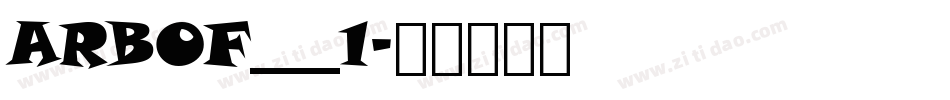 ARBOF___1字体转换