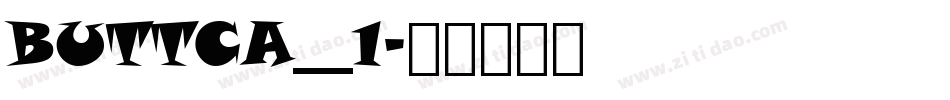 BUTTCA__1字体转换