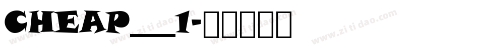 CHEAP___1字体转换