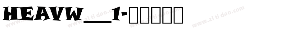 HEAVW___1字体转换