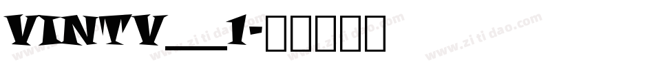 VINTV___1字体转换