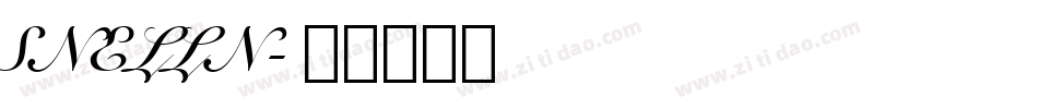 SNELLN字体转换