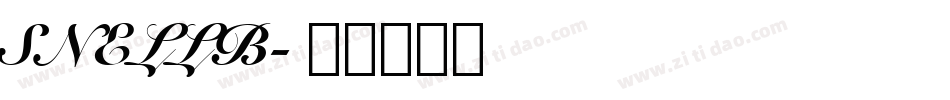 SNELLB字体转换