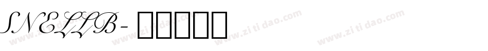 SNELLB字体转换