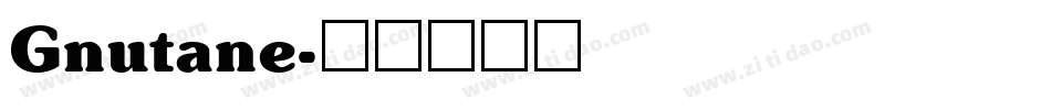 Gnutane字体转换