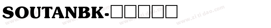 SOUTANBK字体转换