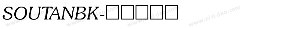 SOUTANBK字体转换