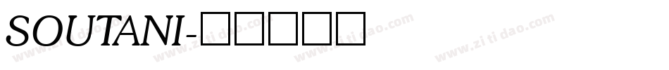 SOUTANI字体转换