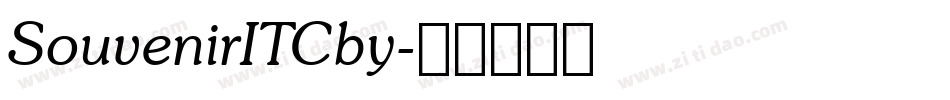 SouvenirITCby字体转换