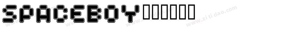 SPACEBOY字体转换