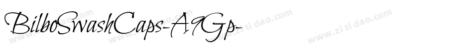 BilboSwashCaps-A9Gp字体转换
