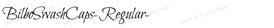 BilboSwashCaps-Regular字体转换