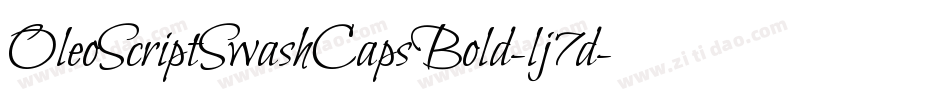 OleoScriptSwashCapsBold-lj7d字体转换