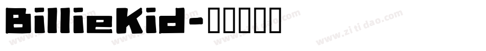 BillieKid字体转换