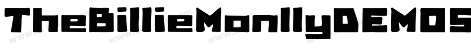 TheBillieMonllyDEMOSans字体转换