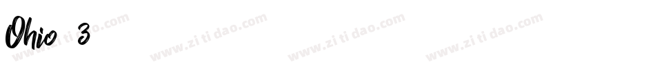 Ohio-3字体转换
