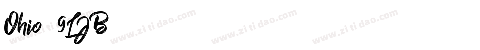 Ohio-9LJB字体转换