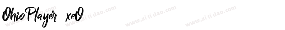 OhioPlayer-xeO字体转换