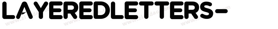 LayeredLetters字体转换