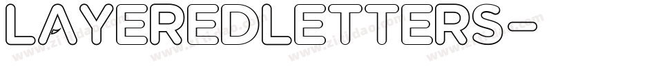 LayeredLetters字体转换