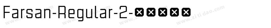 Farsan-Regular-2字体转换