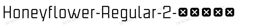 Honeyflower-Regular-2字体转换