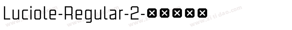 Luciole-Regular-2字体转换