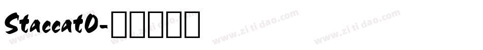 Staccat0字体转换