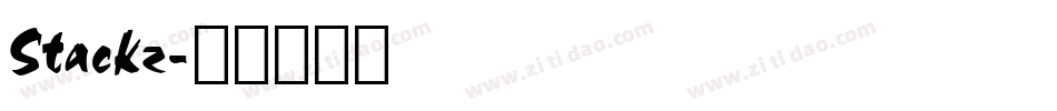 Stackz字体转换