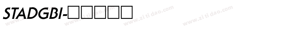 STADGBI字体转换