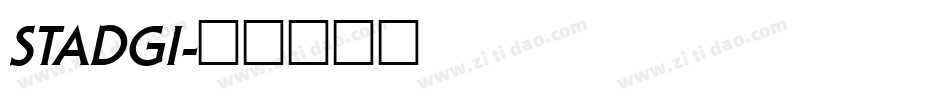 STADGI字体转换