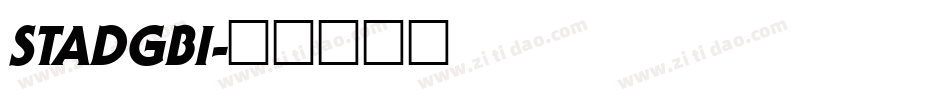 STADGBI字体转换