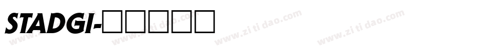 STADGI字体转换