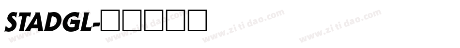 STADGL字体转换