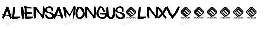 AliensAmongUs-lnxV字体转换