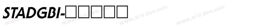 STADGBI字体转换