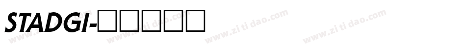 STADGI字体转换