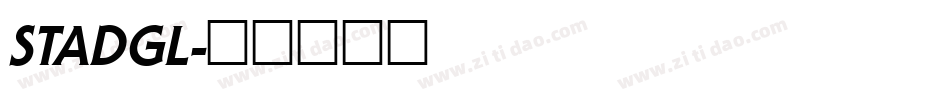 STADGL字体转换