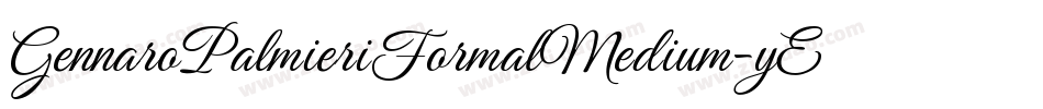 GennaroPalmieriFormalMedium-yEPM字体转换
