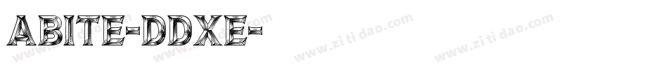 ABite-DdxE字体转换