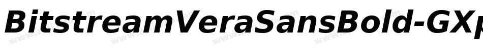 BitstreamVeraSansBold-GXpm字体转换 BitstreamVeraSansBold-GXpm字体转换