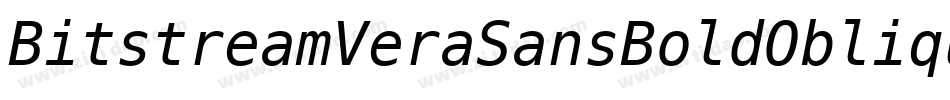 BitstreamVeraSansBoldOblique-j76l字体转换