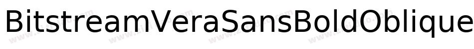 BitstreamVeraSansBoldOblique-j76l字体转换