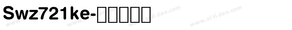 Swz721ke字体转换
