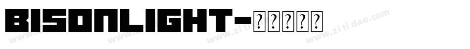 BisonLight字体转换