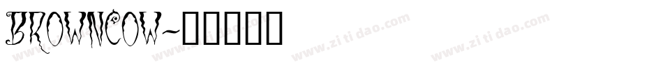 BrownCow字体转换