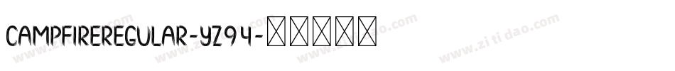 CampFireRegular-Yz94字体转换