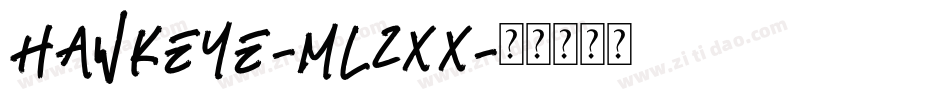 Hawkeye-mLZxx字体转换